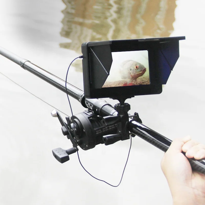 

5" 195 Degree Wide Angle HD Pond Underwater Fishing Video Camera With Cable