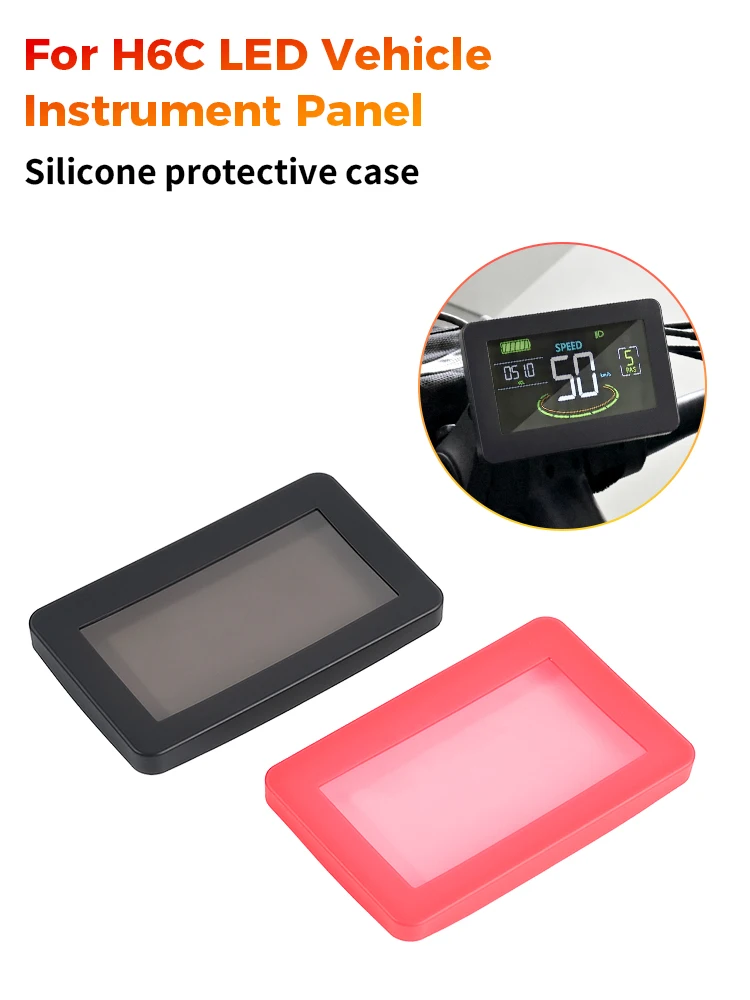 AliExpress LCQPTW Silicone Dashboard Protective Cover Waterproof LED Display Screen Case Replacement Accessories for H6C Electric Scooter E-Bike