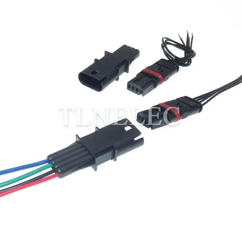 4 Pin Way Car Male Female Wire Connector With Wires Automotive Replacement Socket Accessories Auto Wiring Plugs