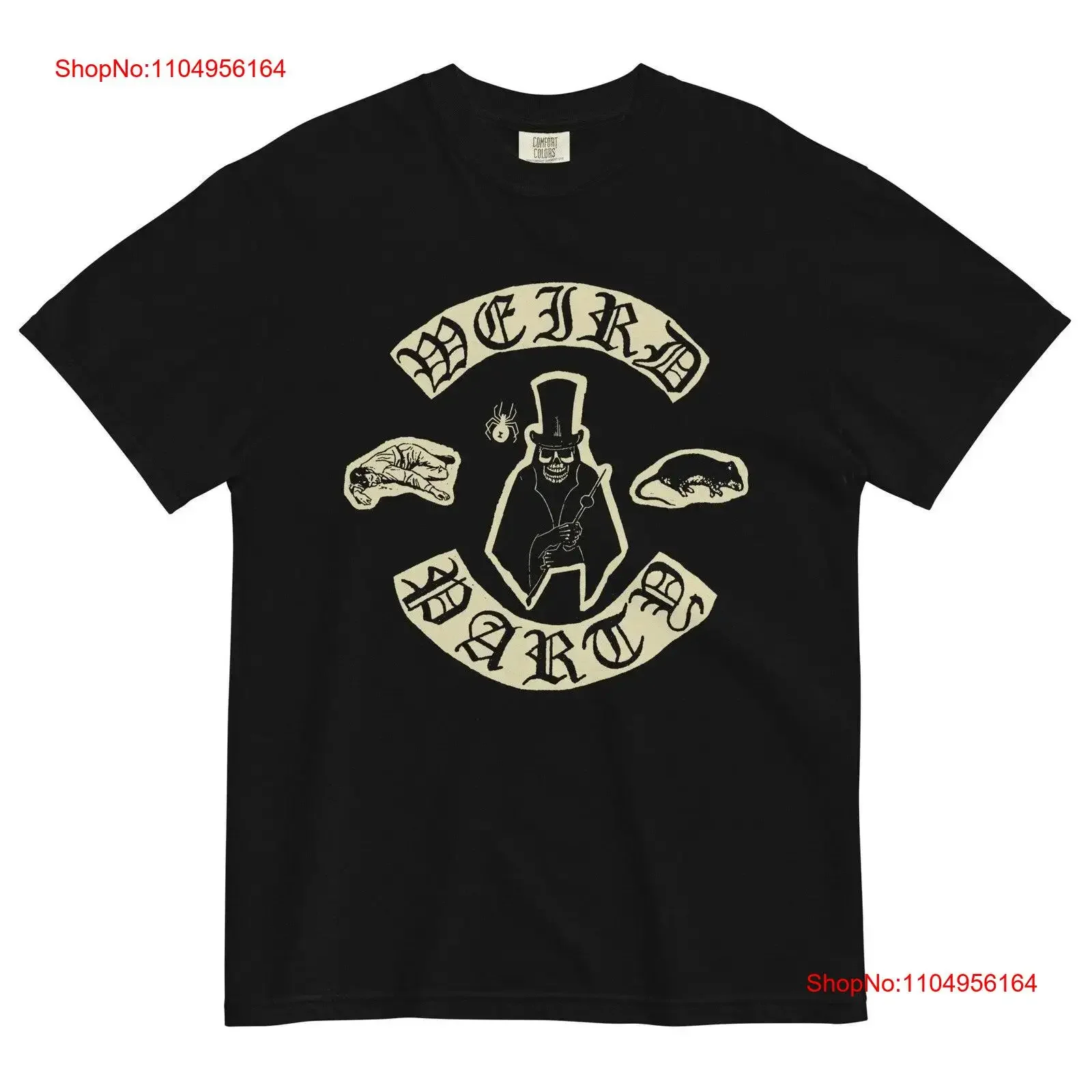 

Футболка Weird Party MC, винтажная стираная мягкая дизайнерская одежда, повседневная мода, дышащий топ унисекс с графикой для повседневной носки