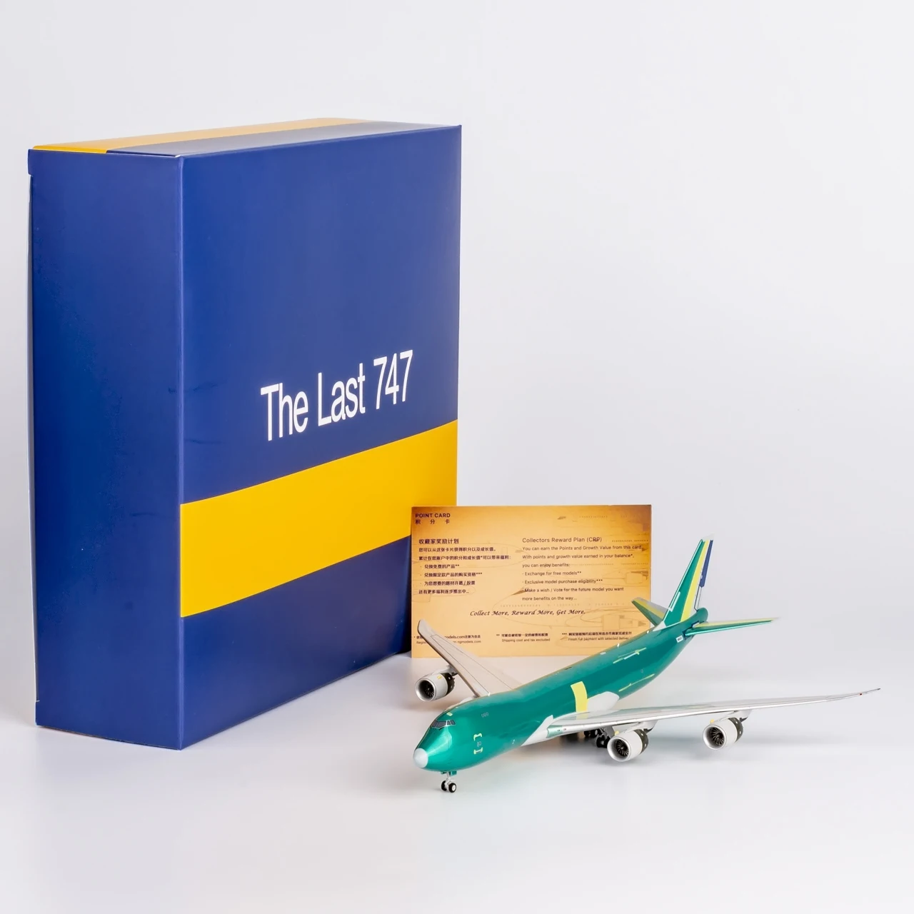 

78013 Alloy Collectible Plane Gift NG Model 1:400 Atlas Air Boeing B747-8F Diecast Aircraft Jet Model N833UP & Point Card