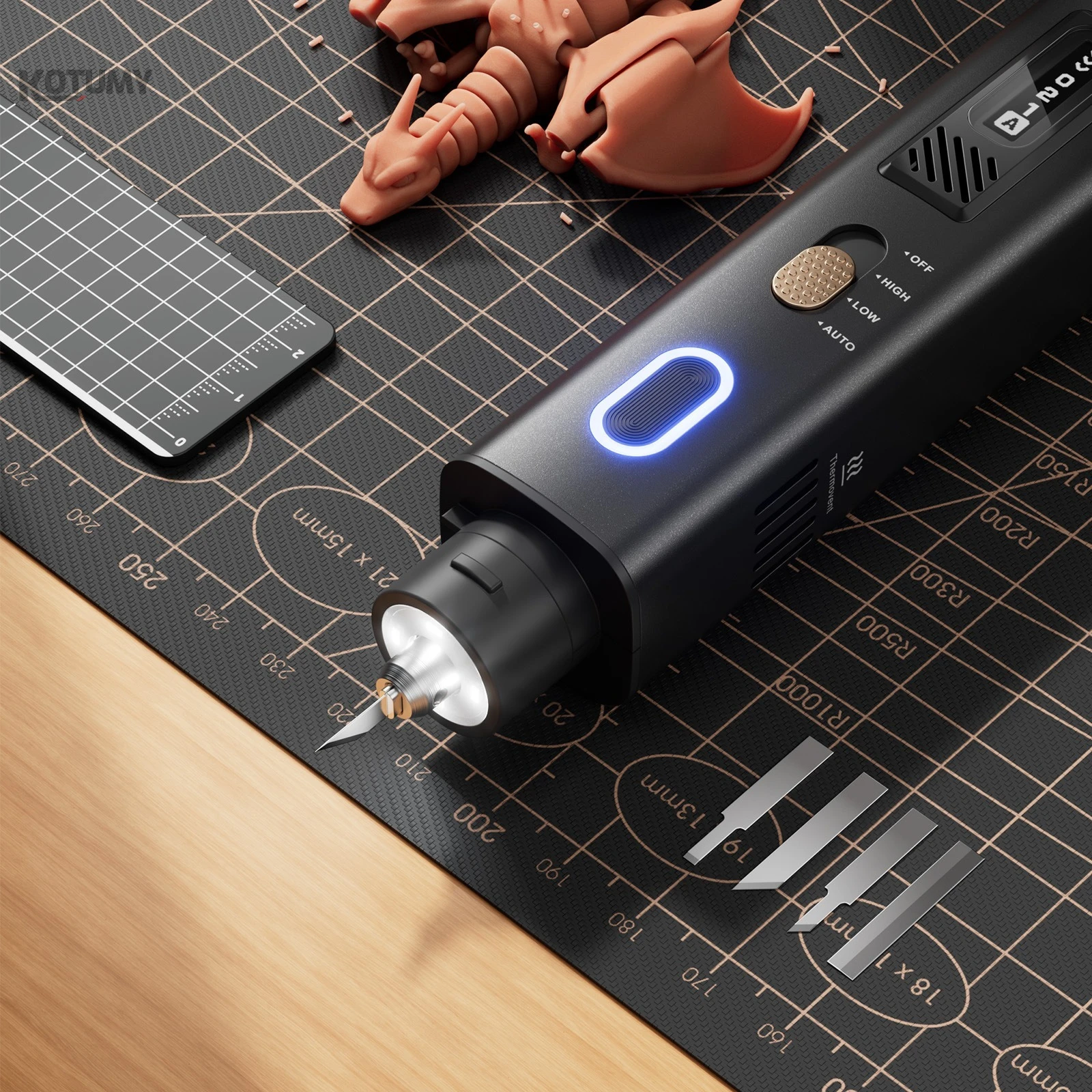 35W Ultrasonic Cutting Machine Portable Handheld Cutter Knife for Fabric Cloth Leather Plastic Rubber Cutting Tools