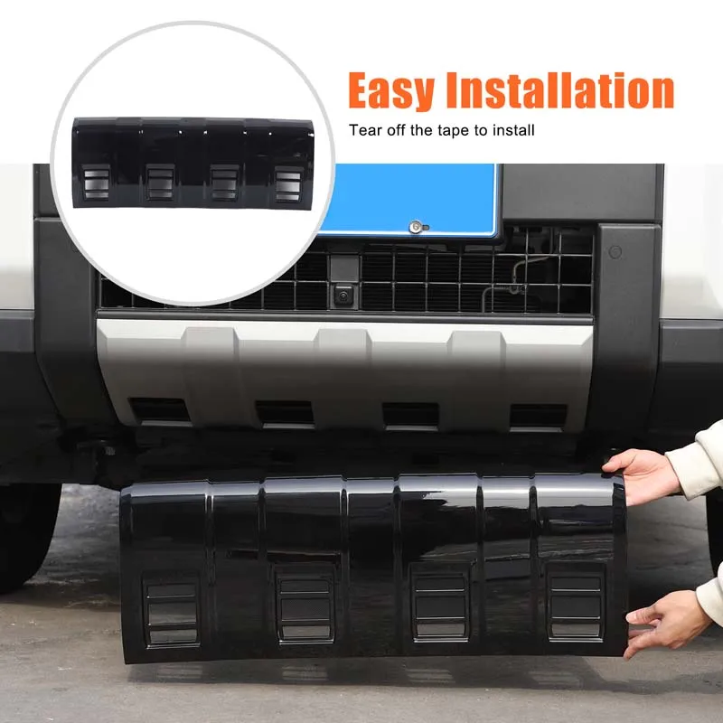 

For Toyota Land Cruiser 250 LC250 Prado 2024 +Car Styling Front Rear Bumper Guard Accessories Exterior Sticker Plate Cover Trim