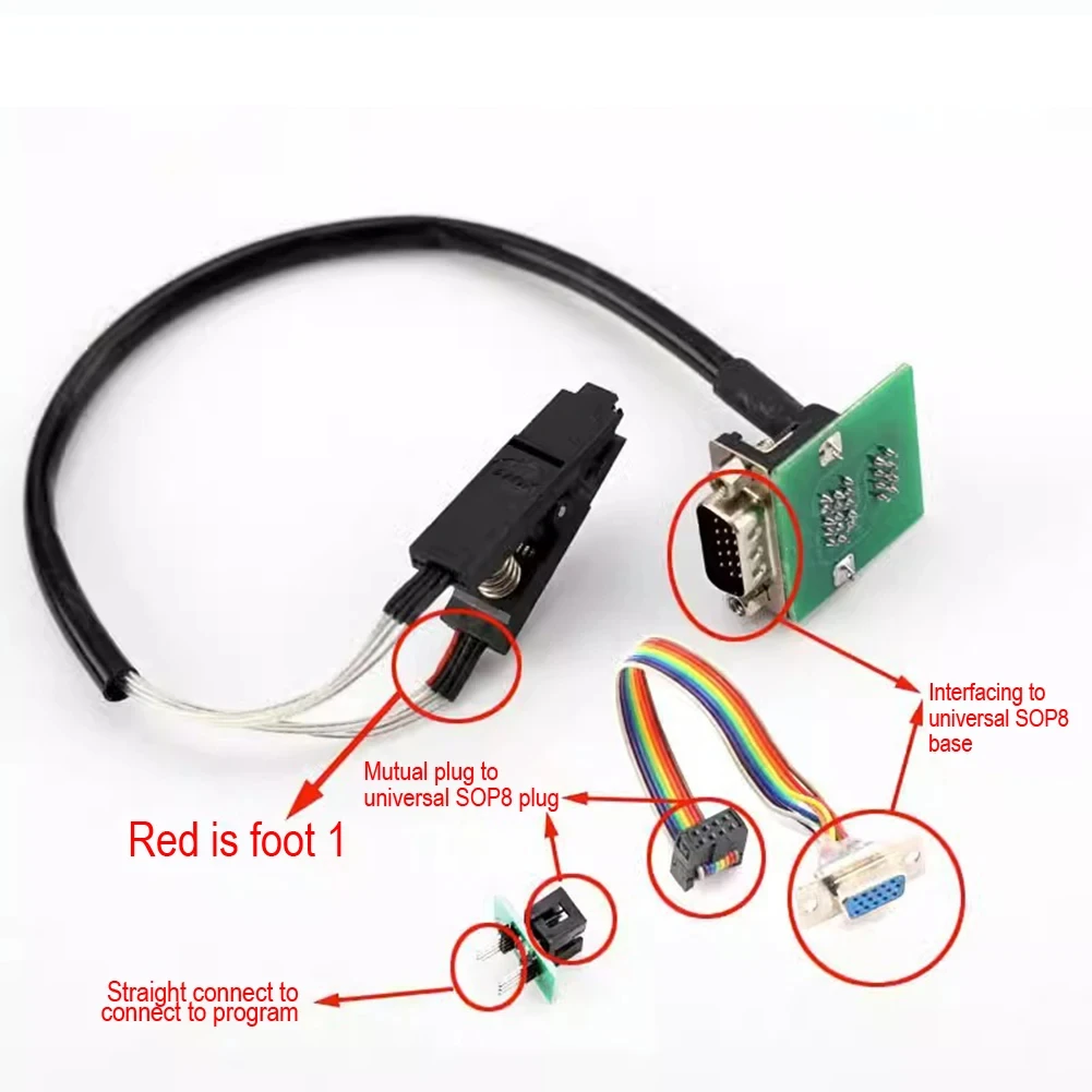 FEM BDC Adapter Universal SOP8 Clip For Xhorse Key Tool Plus VVDI PROG CGDI ACDP Key Programmer For BMW X1 X3 X5 X6 X7 3 Series view 4