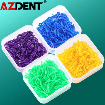 4 caixas dentárias descartáveis cunha dente lacuna não-tóxico grau médico consumíveis dentários