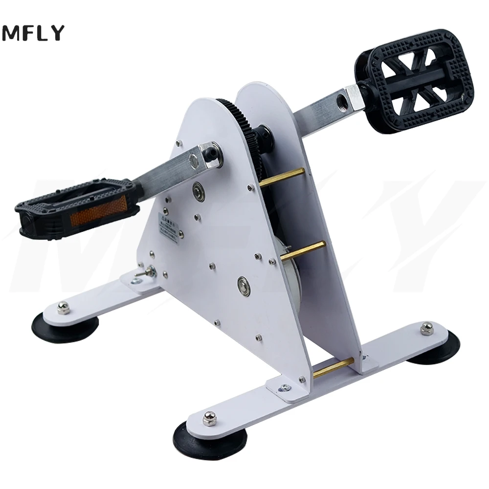 

Dynamic bicycle generator, fitness generator, foot pedal and hand cranked generator, scientifically portable outdoor sports