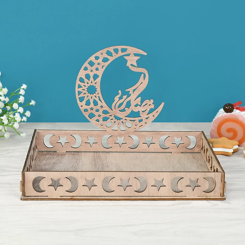 Ourwarm, wooden handicraft tray decorations, hollow design ornaments, various shapes, both home decoration and practicality