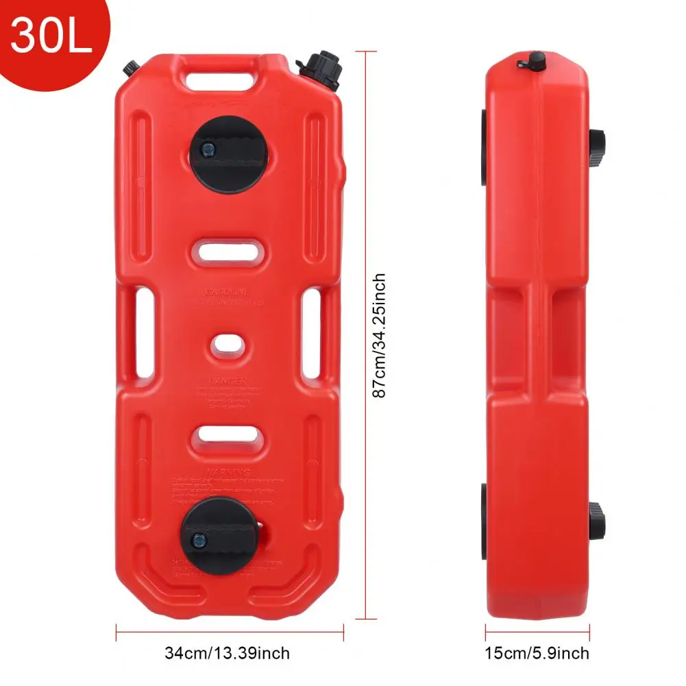 30L Portable Plastic Cans Gas Fuel Tank Emergency Backup SUV Motorcycle Accessories Petrol Diesel Storage Gas Tank With Lock