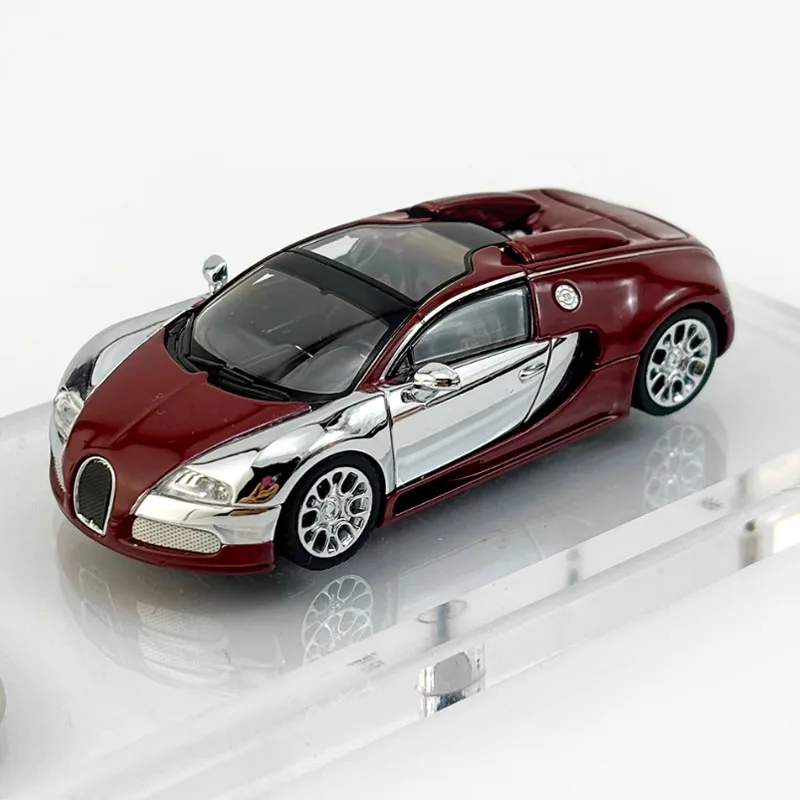 Diecast 1:64 Scale Bugatti Veyron DuplexสีReplicaรถชุดตกแต่งฉากของเล่นคอลเลกชันของที่ระลึก