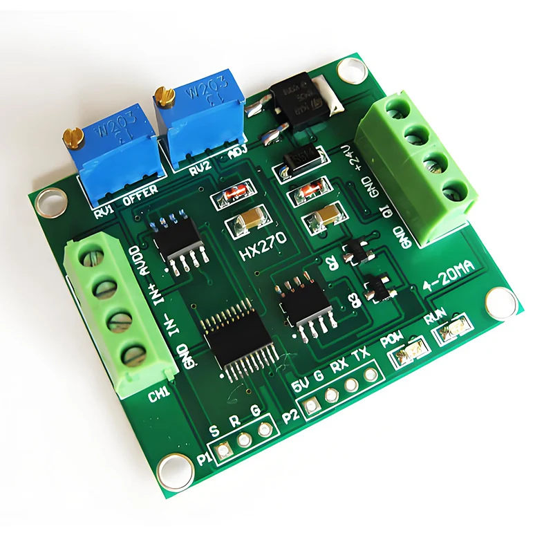 BRIGHTWIN Small Full-bridge Load Cell Amplifier Module ABS Material 4-20mA 0-10V High Accuracy 9-24VDC 5VDC 1 Year Warranty