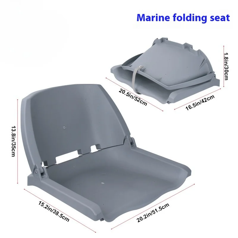 Boat Seat Boat Fishing Pro Casting Deck Seat Boat Butt Chair Yacht Roadboat Pilot Chair Folding Seats for Fishing Boats