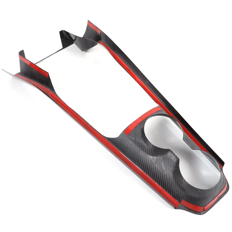 Consola central de fibra de carbono Real, marco de cambio de marchas, pegatina de cubierta embellecedora para Alfa Romeo Tonale, accesorios interiores de coche