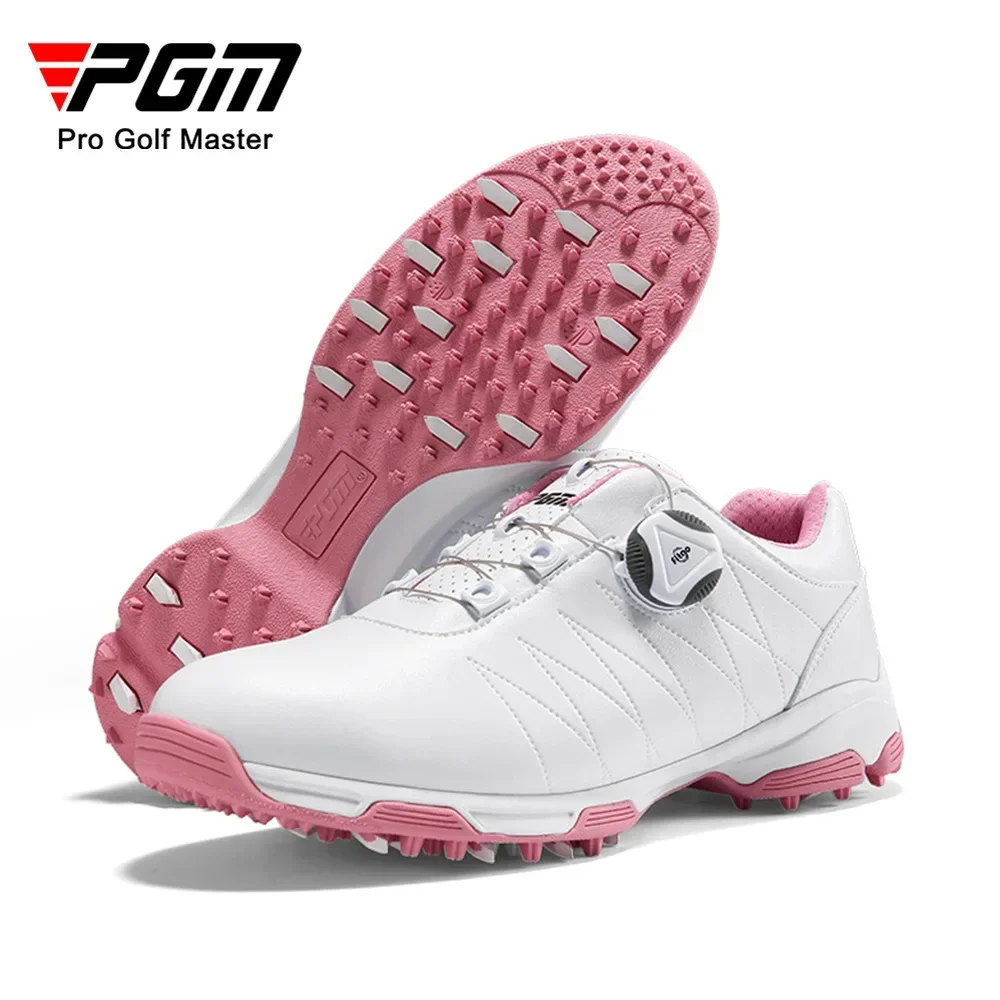 

PGM Golf Women's Shoes Waterproof Fashion Sports Lady Sneakers Quick Lacing Breathable Non-Slip Wholesale