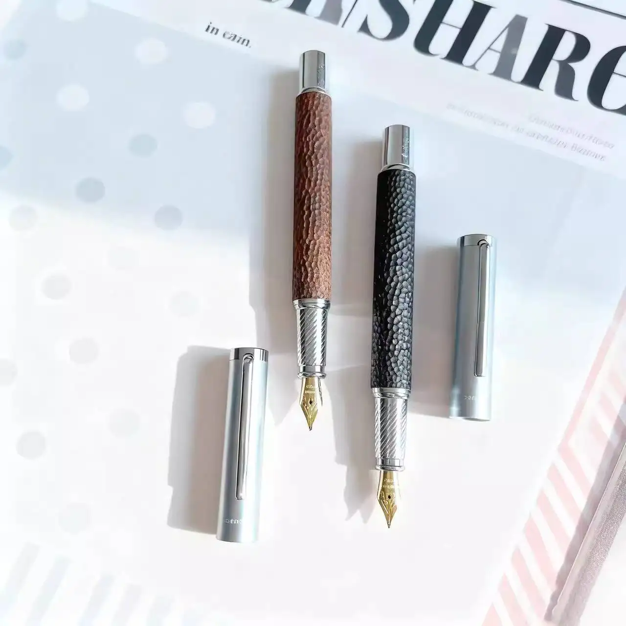 pluma-estilografica-de-sandalo-y-madera-textura-martillada-tallada-a-mano-cratera-de-meteorito-pluma-de-practica-de-caligrafia-para-oficina-de-negocios