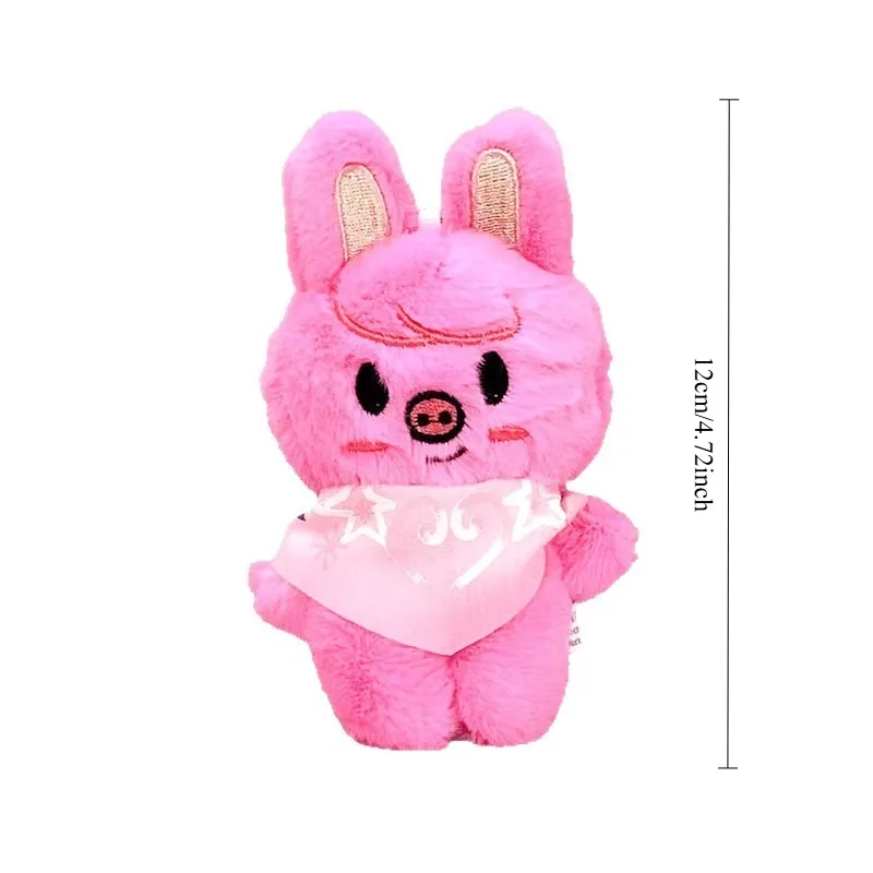 Neue 12CM Skzoo Plüsch Spielzeug Kawaii Streunender Wolf Plüsch Cartoon Stofftier Puppe Kawaii Spielzeug Zimmer Dekor Fans Geschenk