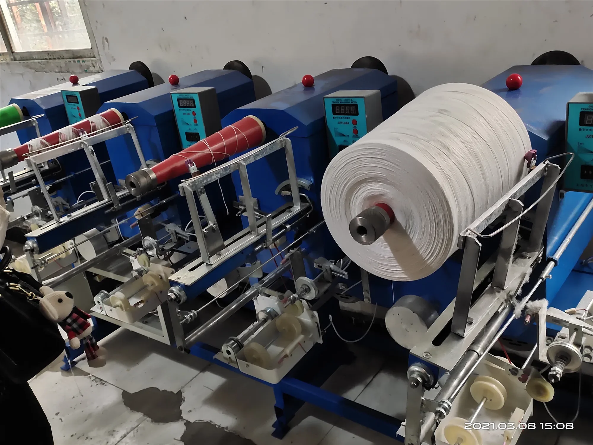 China Yarn Sizing Machine yarn winding machine thread twisting machine filament spoll winder cotton yarn rewinding