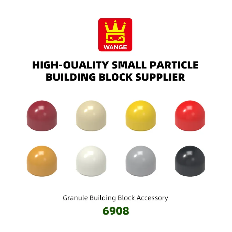 

WANGE 623Pcs/Lot 6908 Round screen with one hole Block Moc Color Accessories Compatible with Brick DIY Children's Toy Assembly