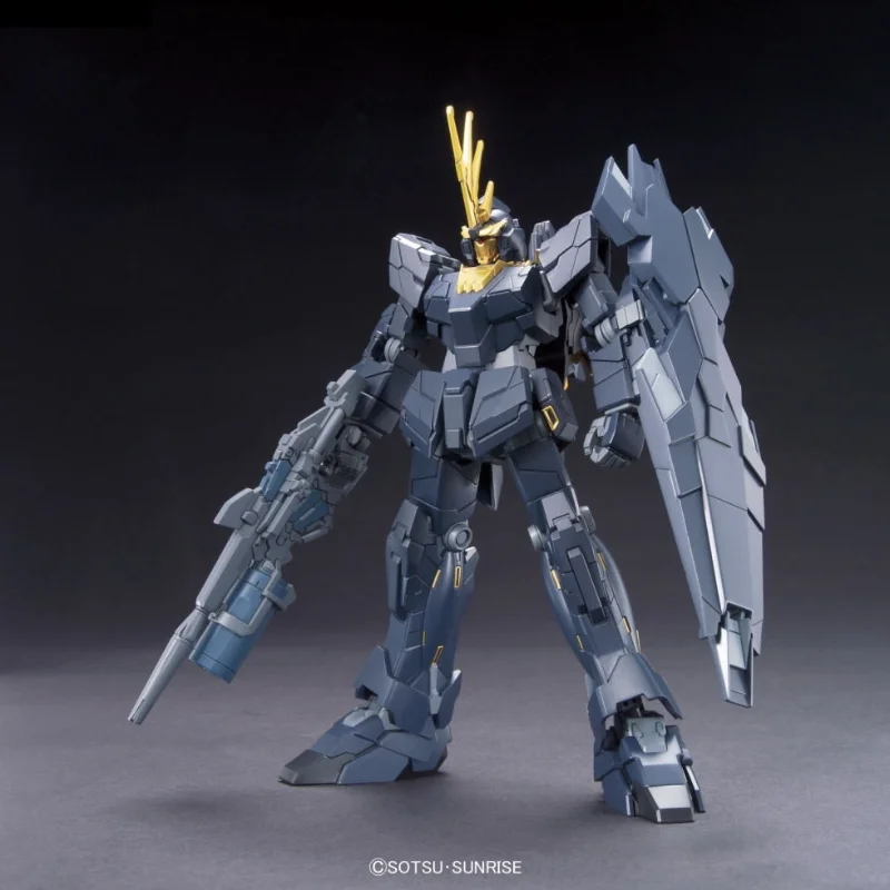 Bandai Original 1/144 HGUC RX-0 Unicorn Banshee Norn (modalità unicorno) Action Figure Assembly Model Kit regali da collezione