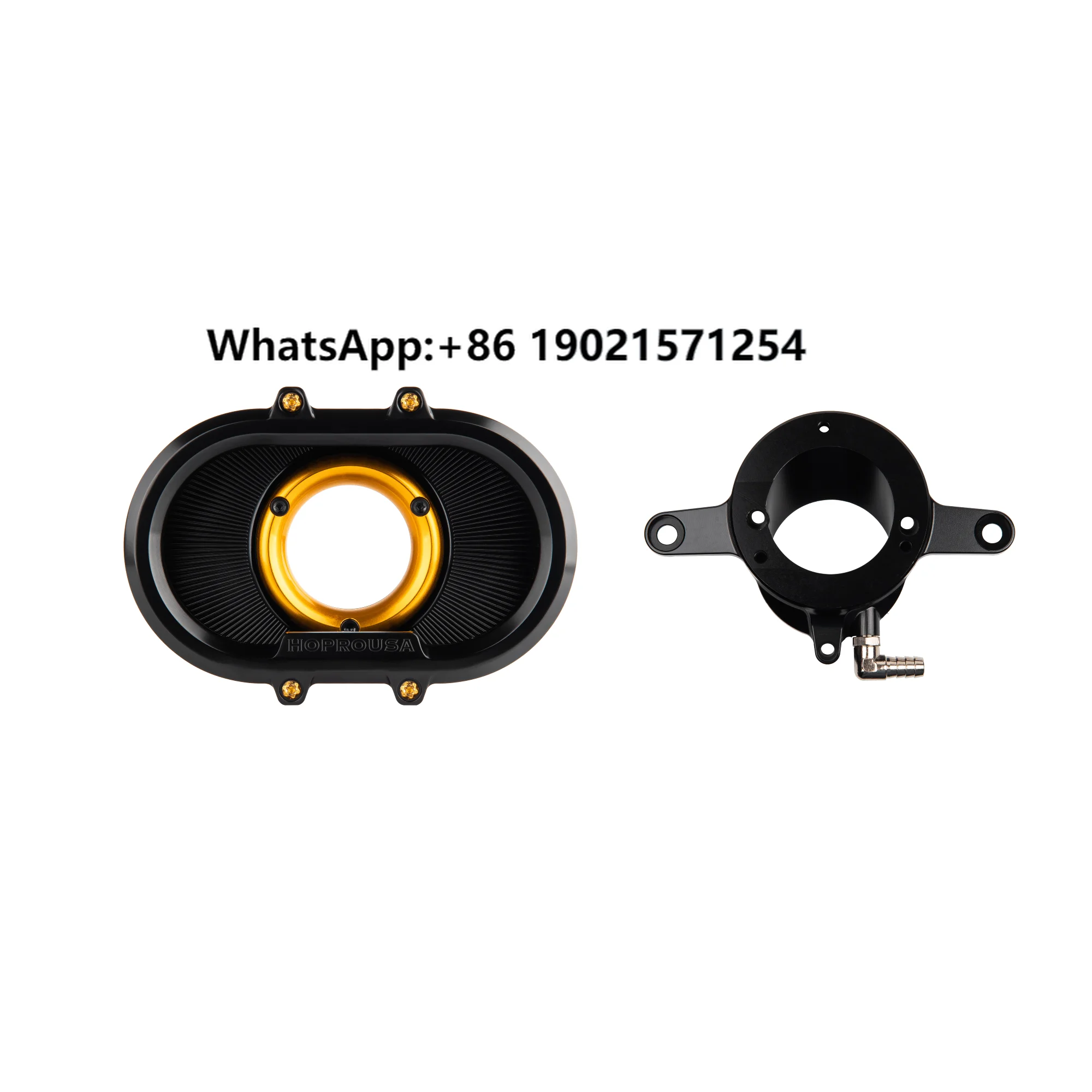 

Motorcycle Air Cleaner with Oil Bypass Kits Super Ring Chrome Transparent for Harley16-17 SOFTAIL (FBW) 103 & 08-16 TOURING 103