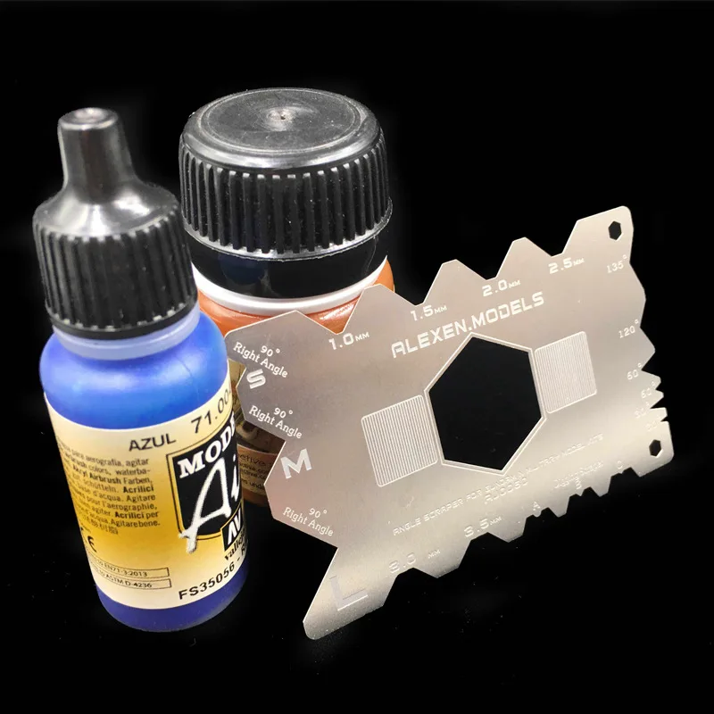 C  side Sanding Arc shaped Edge  trimming Plate AJ0060 Tool for Gundam Models, Sci - fi Mecha and Military Modification