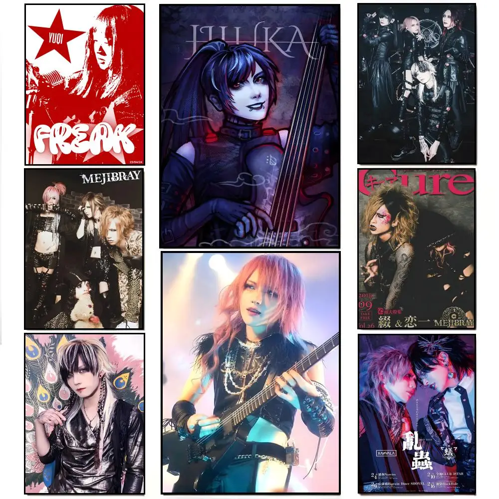 Glamorous Visual Kei Rock J-JILUKA Poster HD  Waterproof Wall Sticker Bar Living Room Decor Gift