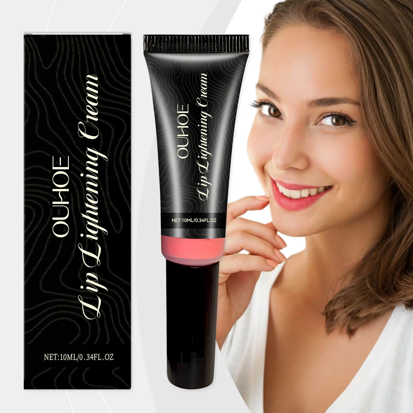 Lip Brightening Cream Enhance Gloss Elasticity Moisturize Nourish Beautify Lip Prevent Chap Dry Fineline Dark Brighten Lip Cream