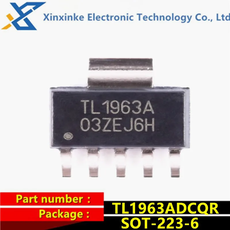 5PCS TL1963ADCQR TL1963A SOT-223-6 LDO Voltage Regulators Sgl Output LDO 1.5A Adj Fast Trans Resp Brand New Original