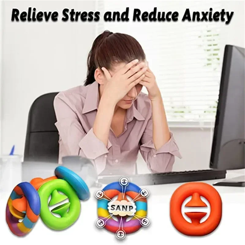 AntiStress Finger Hand Grip Stress Reliever Fidget Toys Adult Child Decompression Game Antistress Toy Simple Dimple Stress Toys