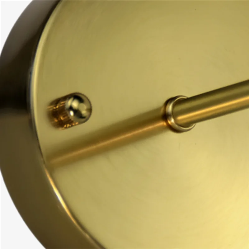 

A25F-Rotate Up Down Glass LED Wall Lights Pull Chain Switch Living Room Dining Room Kitchen Copper Vintage Style Bedside Lamp