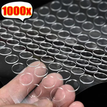 Wholesale Removable Double Sided Gel Glue Pads Clear Sticky Glue for Plastic Surface Action Figures Poster Wall Hanging Dots