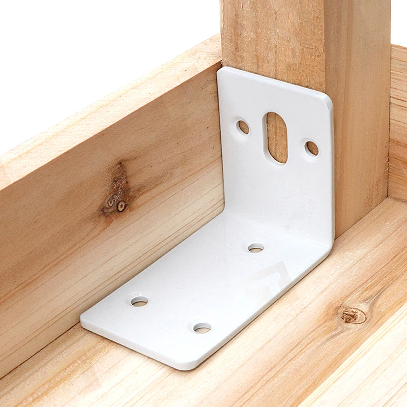 

90°Angle Bracket - Heavy-Duty Corner Joint Fastener for Furniture,Cabinets,Doors&Wall Screens, Anti-Corrosion Mounting Hardware