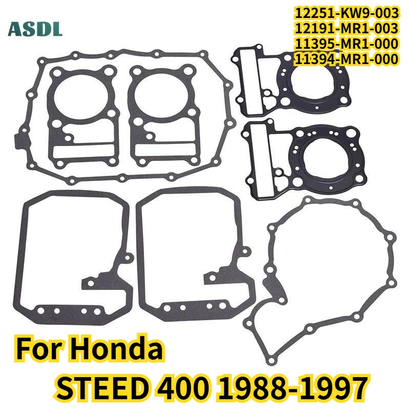 

12251-KW9-003 MotoOverhaul Repair Pad Complete Full Cylinder Head Overhaul Gasket For Honda STEED 400 VLX VCL VLS VLX 1988-1997