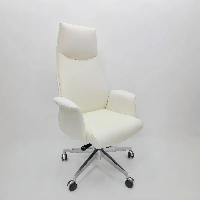 For  Oficina giratoria para ordenador, cómoda y moderna silla  meditación blanca, muebles  ligeros