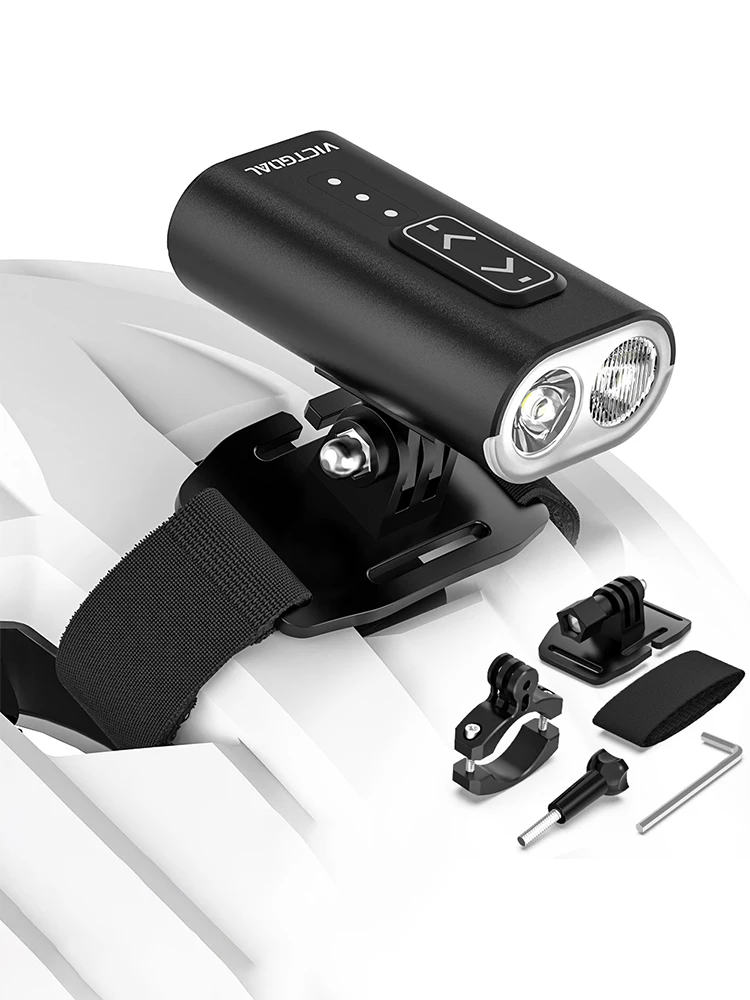 AliExpress Victgoal VICTGOAL 1000 Lumens Bicycle Helmet Light Waterproof Bike Front Lights LED Handlebar Type-C Road MTB Lamp Cycling Headlight