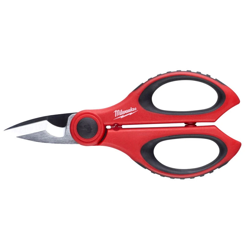 Milwaukee 4932478620 Electricians Scissors Sharp Easy  Stripping Comfort Handle Adjustable Screws Cutting Tools