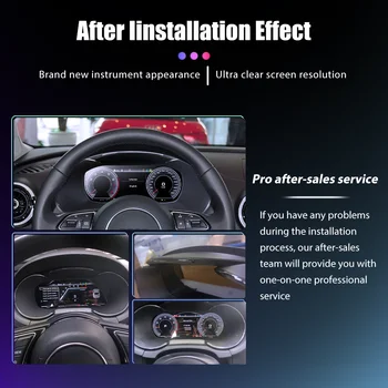 Cyfrowy panel wskaźników Prelingcar do Audi TT A3 8V S3 Q2 Q2L A3 8P 08-19 lat Panel LCD z prędkościomierzem i wirtualnym kokpitem 10 best sales wirtualny kokpit audi a3 - №5