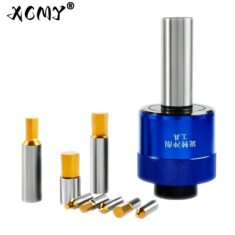 CT08 CT16 MT2 MT3 MT4 C16 C20 HSS-TiCN Rotary Broach Punching Cutter 8mm 16mm Shank Inner Hexagon for Steel/Stainless Steel