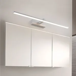 Moderne LED -Wandlampe für Spiegeldekoration, langes Streifenlicht, Bad, Küche, Innenbeleuchtung, 60 cm, 80 cm, 100 cm 8 Hauptverkäufe schwarzes Badezimmer - №2