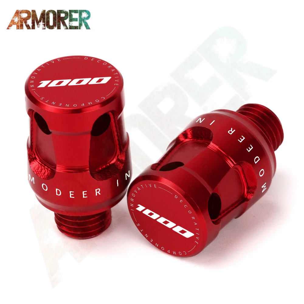 M10*1.25 Mirror Hole Plug Screws Bolts Cover Caps For Honda CRF1000L CRF1100L AfricaTwin CRF 1000L CRF 1100L Africa Twin