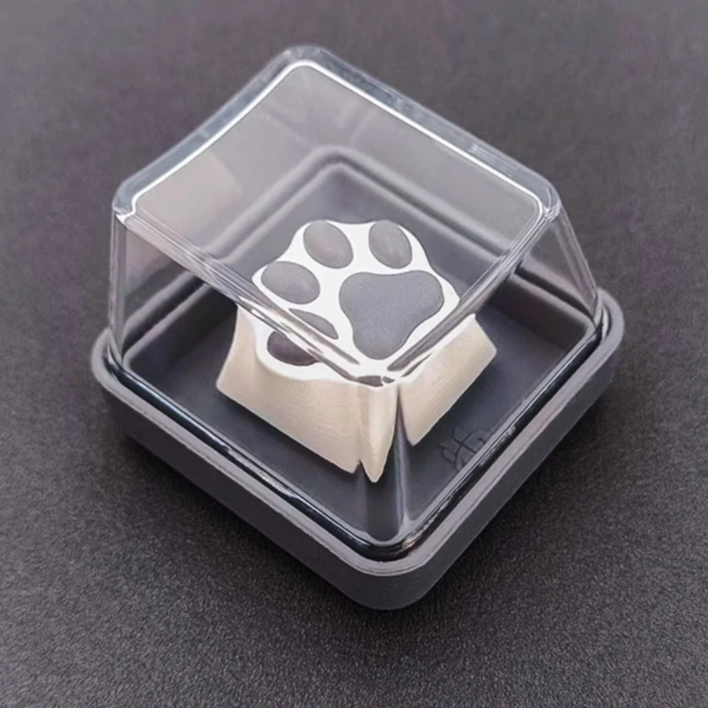 Transparent Key Cap Storage Box Mini Single Key Cap Collection Box Mechanical Keyboard Key Cap Dustproof Silicone Protection Box