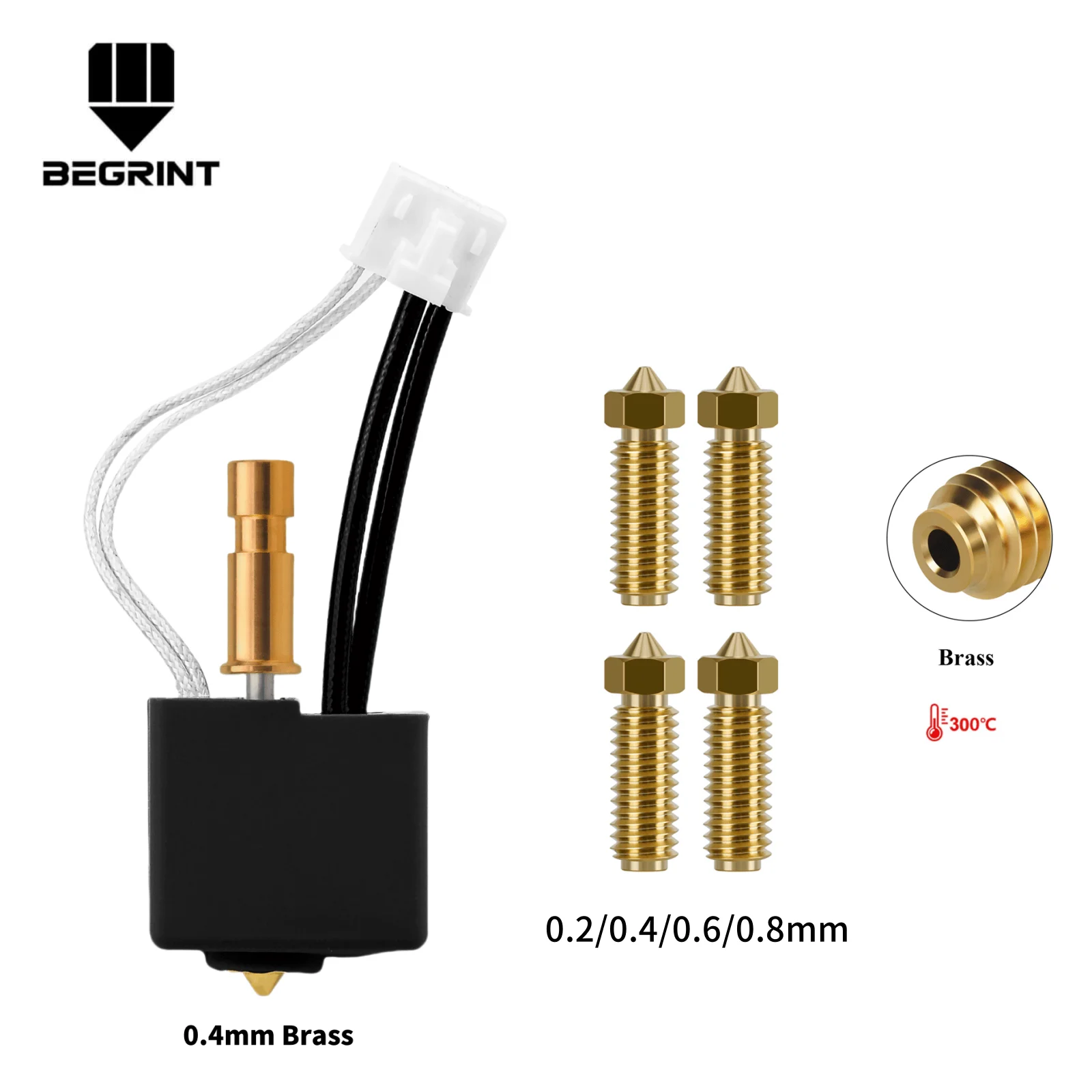 Upgrade Bimetall Hotend Kit für Anycubic Kobra S1/S1C Bi Metall Heatbreak Hot End Kit für Kobra S1 3D Drucker Ersatzteile