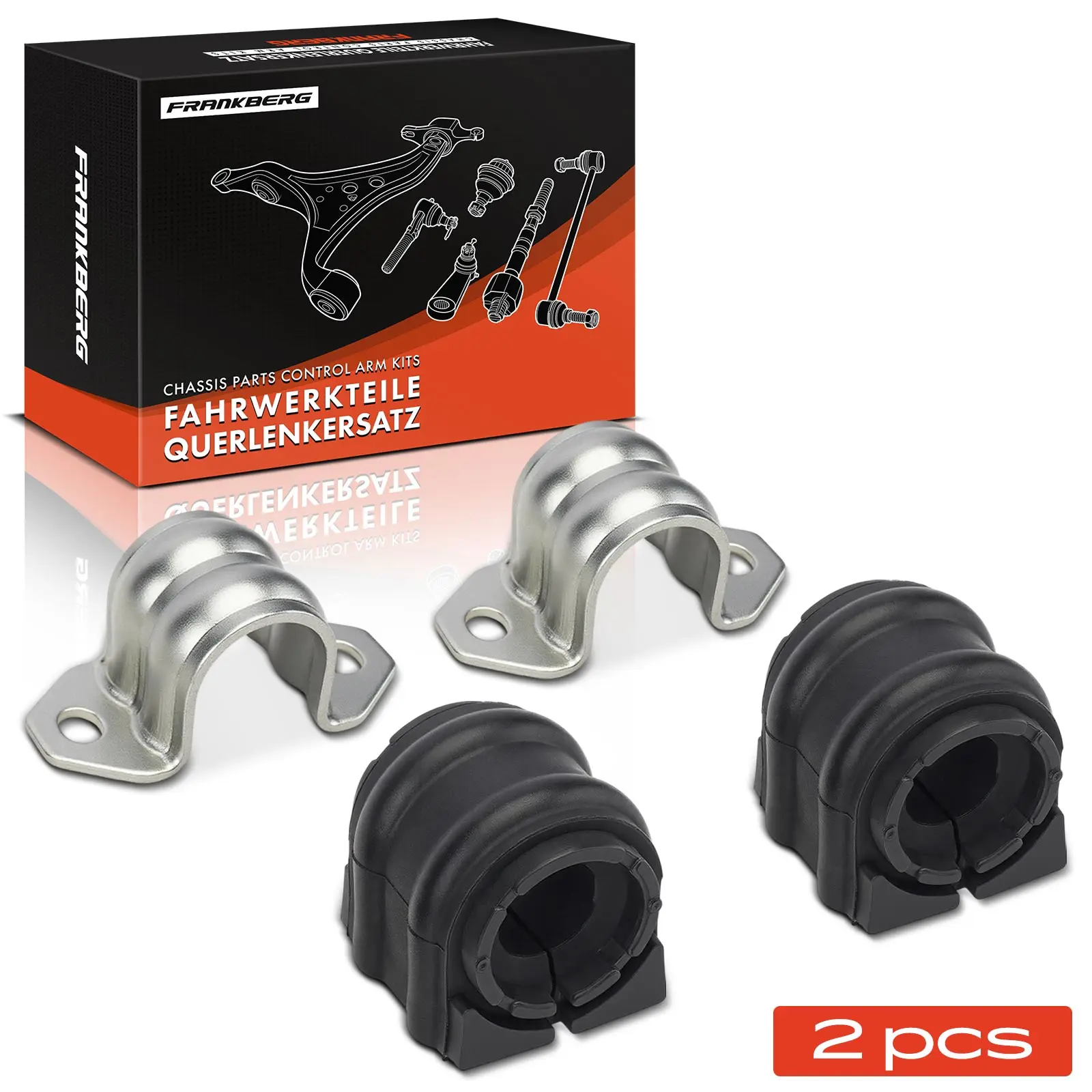 Frankberg 2x Stabilisateur d'essieu avant gauche et droit pour Chevrolet Aveo/Kalos T250 T255 1.2L Bj à partir de 2005 42362798