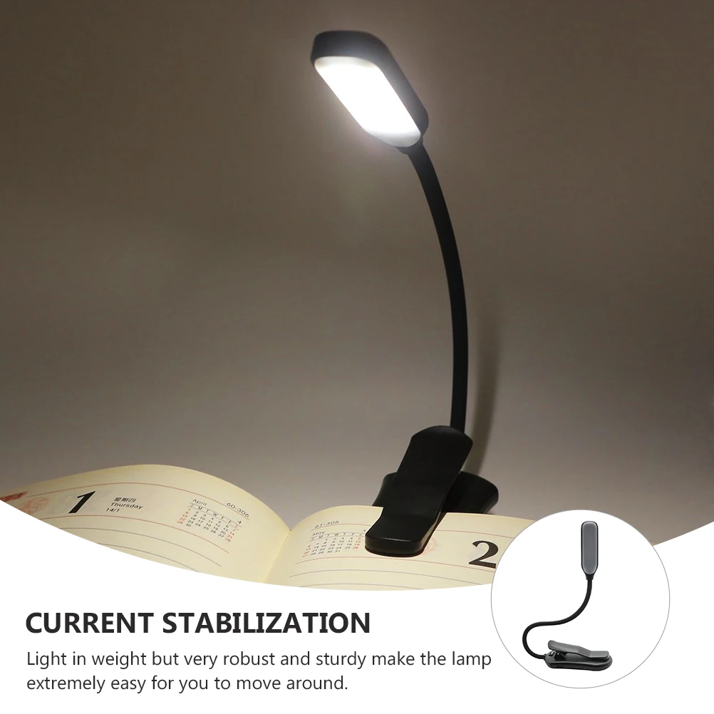 

s LED Desk Lamp Durable Plastic USB Charging Portable Reading Light Bedside Table Night Student Use Energy Saving Small Design