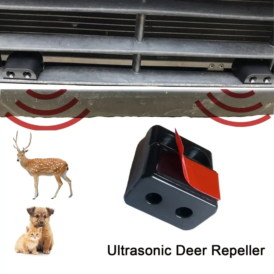 2Pcs Car Whistle Physical Ultrasonic Animal Sirens Deer Repellers Motorcycles Trucks Outdoor Safety Alert Device Alarm Tools