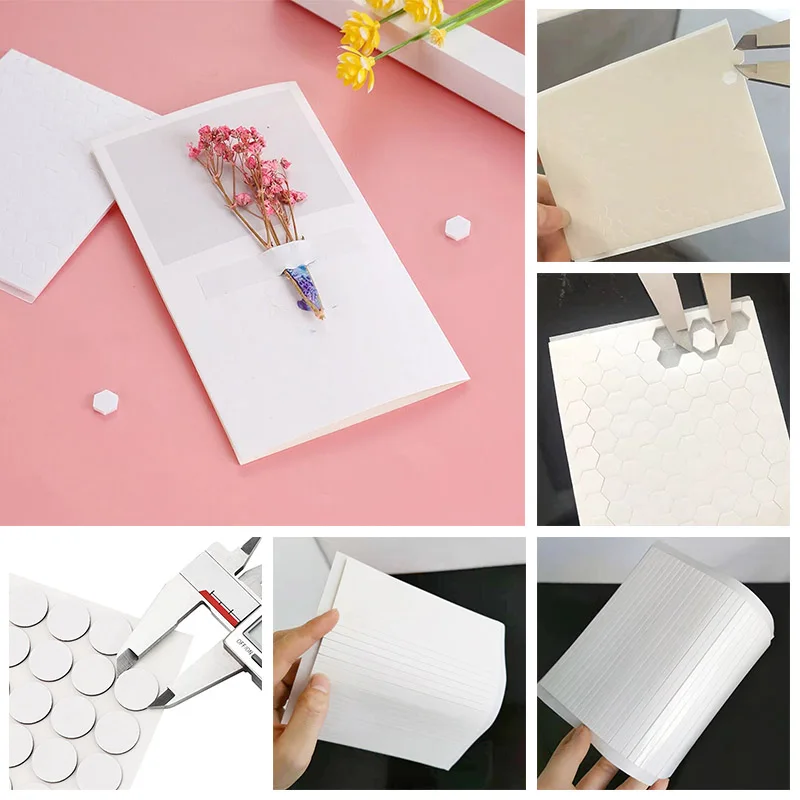 3D Double-Sided Adhesive Foam Dots Strips Fastener Tape Strong Glue Sticker Hook And Loop DIY Scrapbooking Invitation Supplies