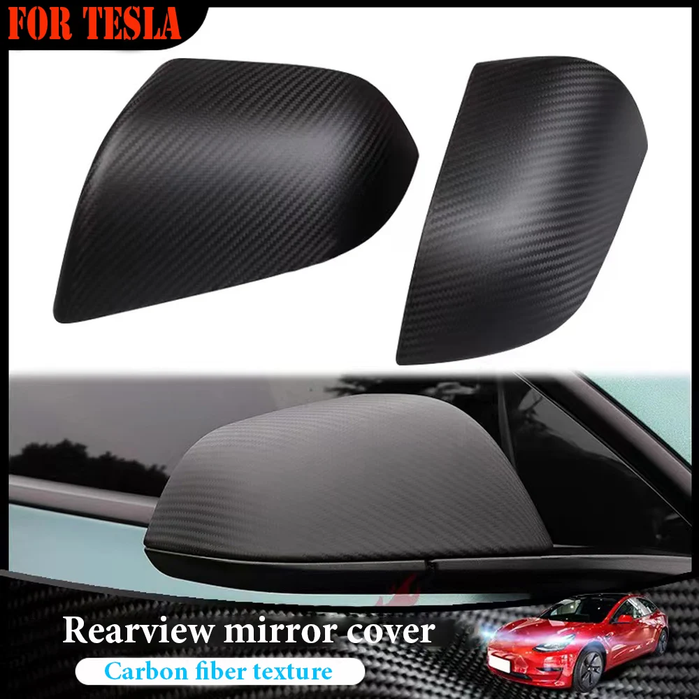 2pcs Auto parts For Tesla Model 3 Y 2021-2022 Replacement Rearview Mirror Cover Turn Signal Rear View Mirror Shell