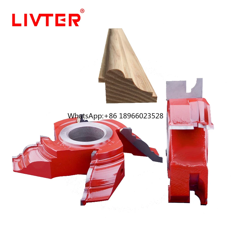 high performance For Wood Door Making Door Shaper Cutter Tct Wood Split For Spindle Moulder Machine  Brazed Cutterhead Set