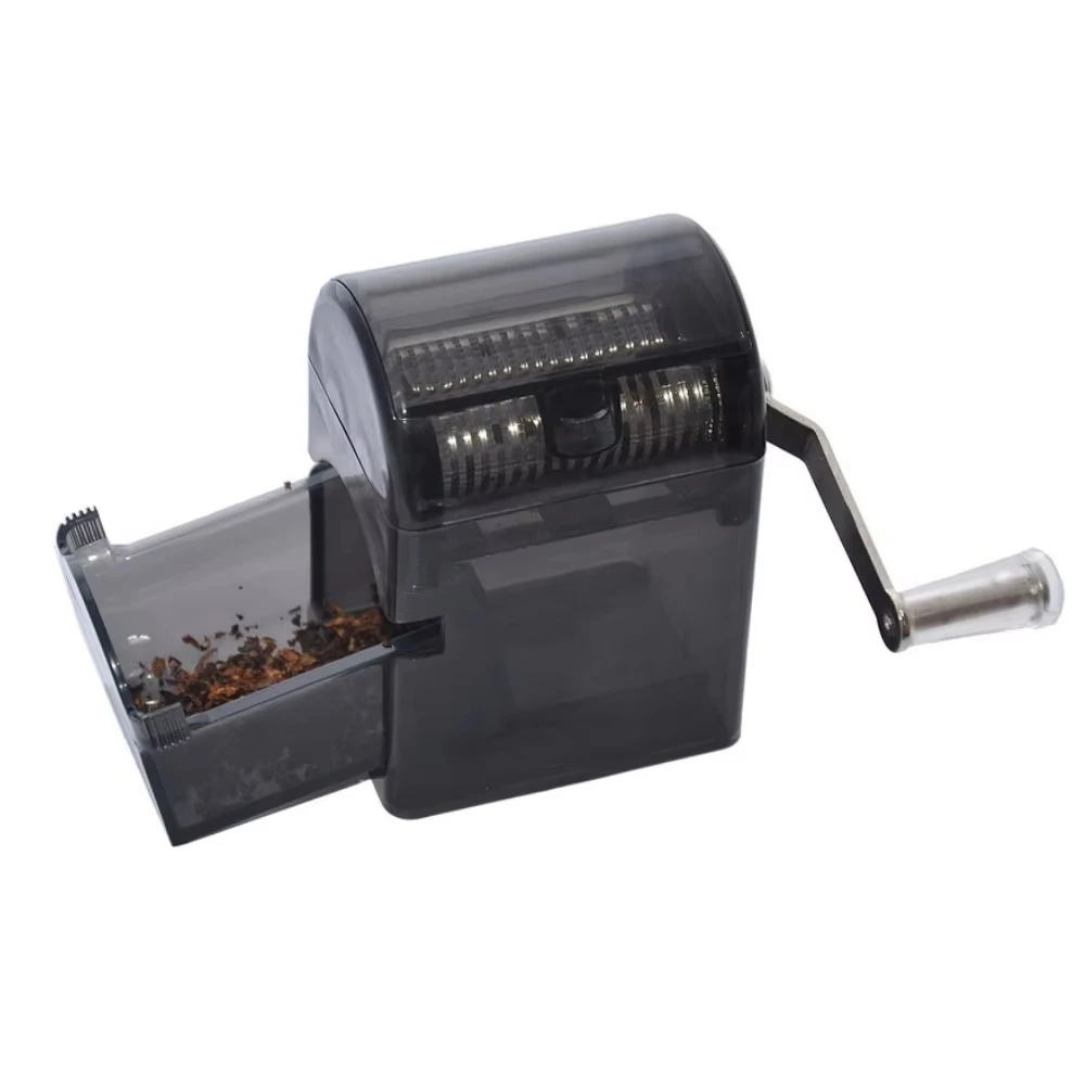 

New Style Tobacco Pipes Smoking Grass Grinder Cigarette Cutter with Grass Storage Drawer Herbal Crusher DIY Smoking Accessories