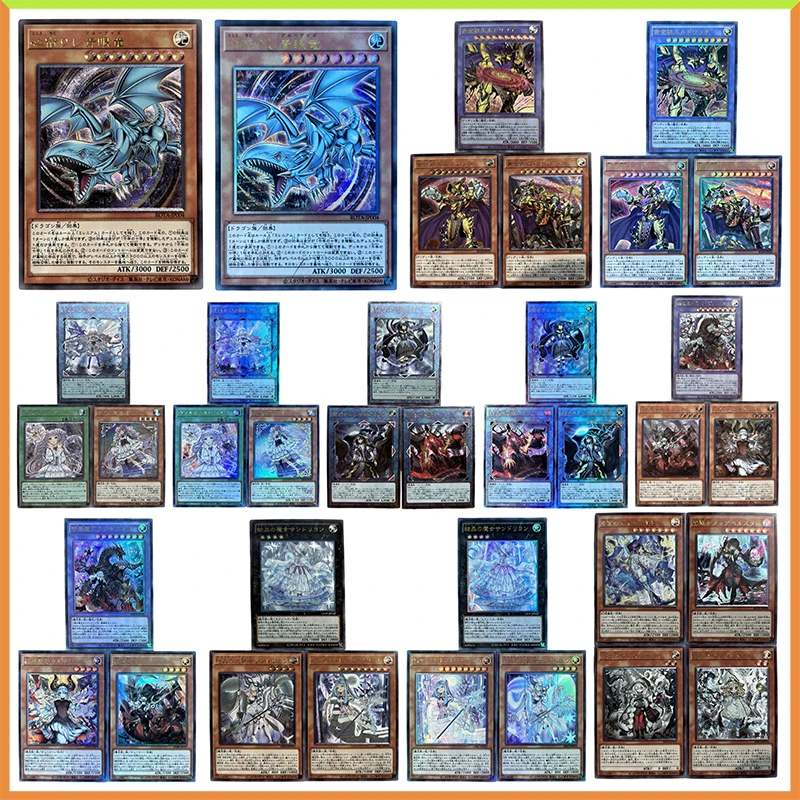 

Anime Yu-Gi-Oh DIY ACG Alexis Rhodes Celina Rebecca Hawkins Tabletop Battle Game Collectible Card Toys for boys Birthday Present