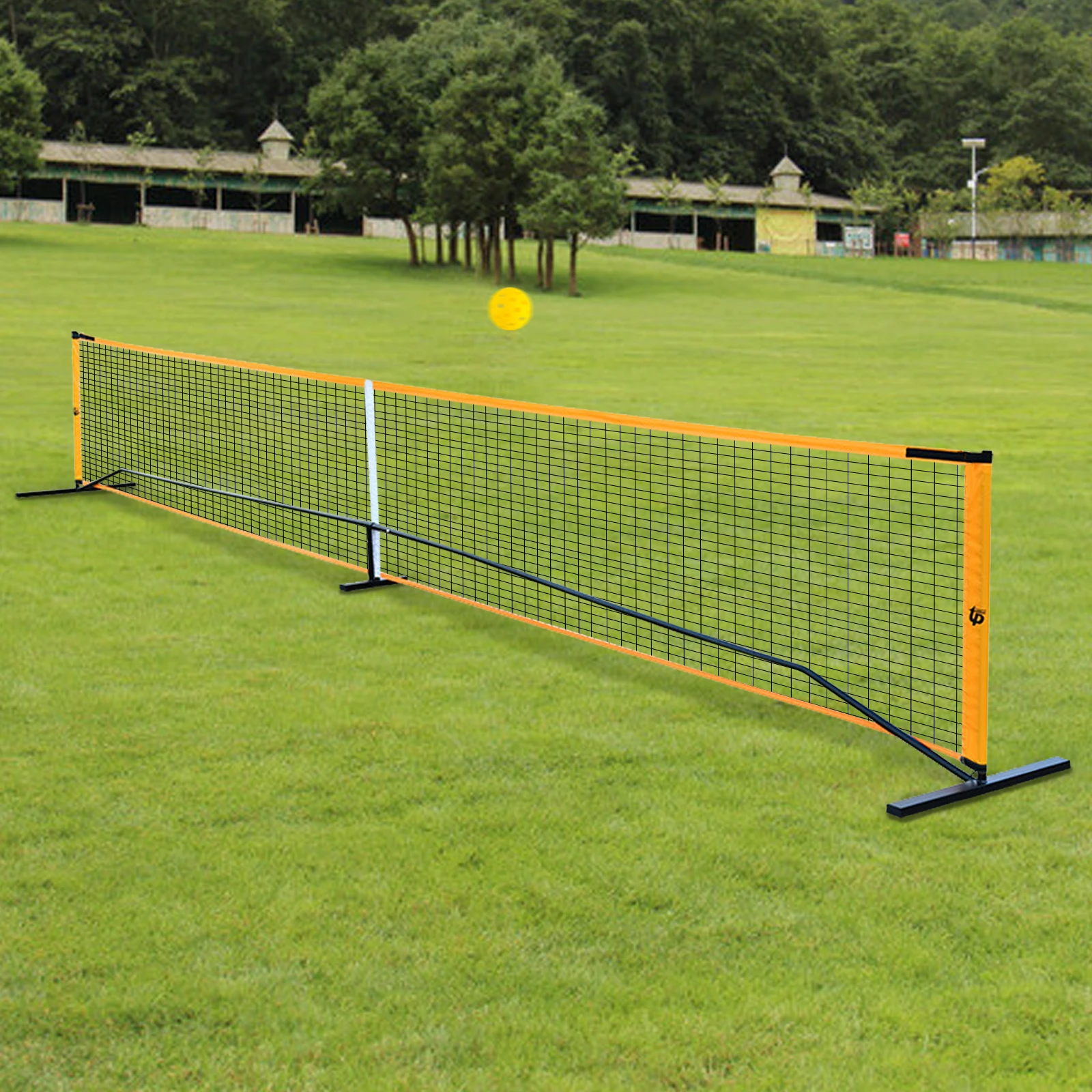 

Portable Pickleball Net System Full Court Official Regulation Size Pickle Ball Nets Indoor Outdoor w/ Court Line